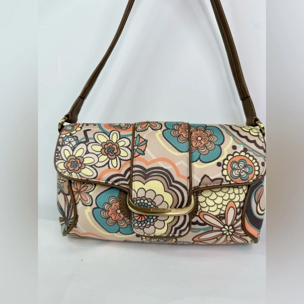 Cole Haan Avalon Deco Multicolor Floral Shoulder Bag